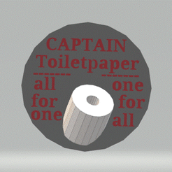 caaapg.gif Fichier STL Captain Toiletpaper patch・Design imprimable en 3D à télécharger, Endgame