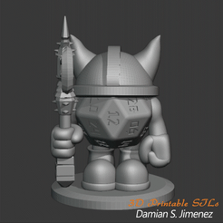 5.gif Download STL file Dicey Warriors #5 • 3D printer template, DamianJimenez