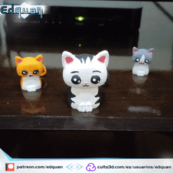 ghost_Cat-01-By-edquan.gif Archivo STL Ghost cat・Plan de impresora 3D para descargar, edquan