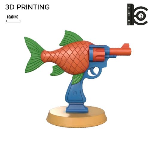 🐠 Fish Revolver - 3D Model for Printing・ STL File for 3D printing・Cults