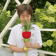 gif-사각1.gif 🌷 Lovely Flower Bouquet Pot 🪴 Planter