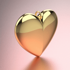 Pendentif-coeur-1-cm.gif Fichier STL Pendentif coeur - Heart pendant・Objet imprimable en 3D à télécharger