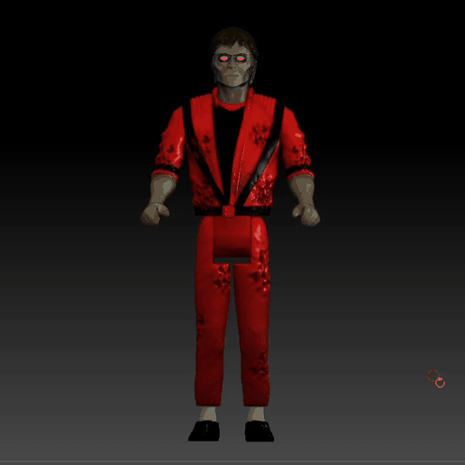 michael jackson thriller kenner super 7 reaction 3D model