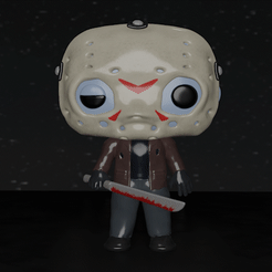 Jason.gif STL file Funko Jason Voorhees Friday the 13th Friday・Model to download and 3D print, Nayibe