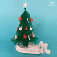 GIF-WM-Decorated.gif 3D-Datei Der kuschelige Weihnachtsbaum kostenlos・3D-druckbare Vorlage zum herunterladen, jbvcreative