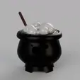 ezgif.com-gif-maker-1.gif CAULDRON YARN/DECORATIVE BOWL WITH BUBBLING LID-COMMERCIAL FILE