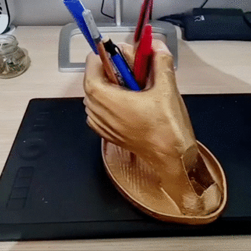 nuevo.gif Download STL file Pen or Pencil Holder • Design to 3D print, 3DPishu