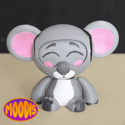 Gif-Final.gif Descargar archivo STL gratis Koala Moodis • Plan para la impresión en 3D, Finnick_nv