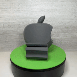 IMG_3949.gif STL file APPLE - IPHONE SUPPORT (WITH SOUND BOOSTER)・3D printer model to download