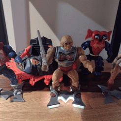 heman.gif Archivo STL Base HE-MAN・Diseño imprimible en 3D para descargar