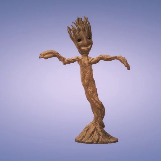 🪴 GROOT POT in 20 cm and 100 cm XXL versions・ STL File for 3D printing ...