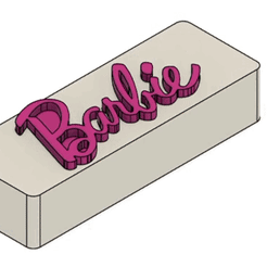 SHIFTBarbie.gif Archivo 3D gratis KEYCAP BARBIE・Diseño de impresión 3D para descargar