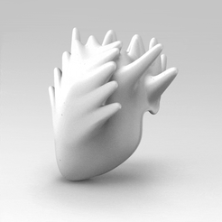 untitled.181.gif STL-Datei WIMPERNTUSCHE MASKE VORONOI COSPLAY HALLOWEEN・3D-Druck-Idee zum Herunterladen