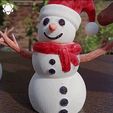 VID20221120081605_2.gif Snowman - Articulated Fidget/Decorative Toys