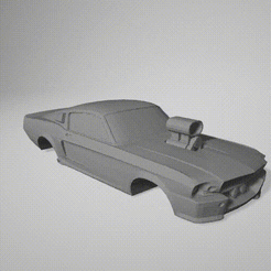 Video_1627245521.gif STL file Shely GT500 (1967) - Custom Printable Eleanor Body・3D printing design to download, CarHub