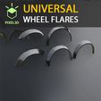 WFlare-TITULO.gif STL file Universal wheel flares 03Jun-WF01・3D printing design to download