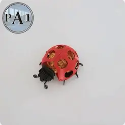 ezgif.com-gif-maker-8.gif STL file Desktop Ladybug robot V2.0・3D printing design to download