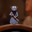 Remy-Rataouille.gif Файл STL Реми - Рататуй・Дизайн для загрузки и 3D-печати