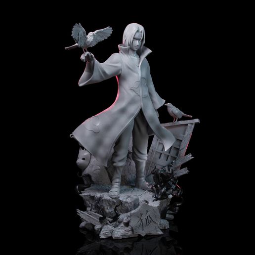 turntable.11.mp4 Itachi (Naruto) – STL for 3D Printing