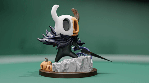 Holloween Knight - Hollow Knight - 3D Print Ready - 3D model önizlemesi