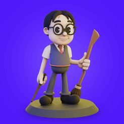 Harry-Potter-3D-cartoon-1930s-style-in-color-gif-render-for-reference.gif Harry Potter in 1930s Cartoon Style with your Wand and Broom