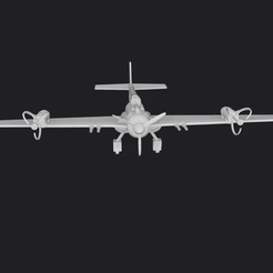 IMG_0451.gif Fichier STL Ciel pourpre) Focke-wulf FW-21 Puranah, réplique d'avion・Modèle à télécharger et à imprimer en 3D