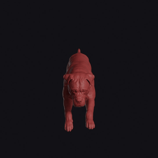 Leaping Bullmastiff
