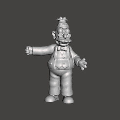 GIF.gif STL file THE SIMPSONS ABE SIMPSON HALLOWEEN SPECIAL .STL .OBJ・3D print design to download, vadi
