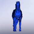 01.gif Maned Horse - Low Poly