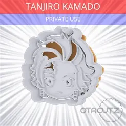 Tanjiro_Kamado~PRIVATE_USE_CULTS3D@OTACUTZ.gif Tanjiro Kamado Cookie Cutter