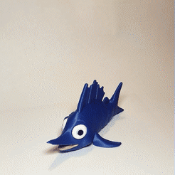 GIF-220414_150143.gif Download STL file Sailfish Happy Fish • 3D printer model, ScaleAccessoriesXF