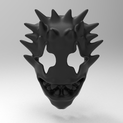 untitledyi.1123.gif STL file mask mask voronoi cosplay・Model to download and 3D print, nikosanchez8898