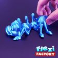 Ant300.gif Fichier STL Fourmi mignonne Flexi Print-in-Place・Modèle pour impression 3D à télécharger