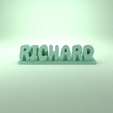 Richard_Organic.gif Richard 3D Nametag - 5 Fonts