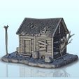 GIF-B01.gif STL file Abandoned house with tree trunk (1) - Six Gun Sound Desperado Old Chronicles Gunfight Gutshot Blackwater Gulch・Model to download and 3D print