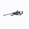 Shrike_4166_1080x1080_GIF.gif Ana Sniper Rifle - Overwatch - Printable 3d model - STL + CAD bundle - 3 SKINS - Personal Use