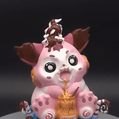 ezgif.com-resize.gif STL file Pokémon and Creature: Honey・Model to download and 3D print