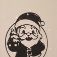20231119_205042.gif Line art Santa Claus, wall art Santa Claus, 2d art Santa Claus, line art Christmas, noel, Navidad