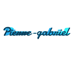 Pierre-gabriel.gif STL file Pierre-gabriel・Template to download and 3D print