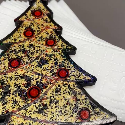 V2.mp4 ✨ Shimmering Christmas Tree / Napkin Holder – Halogenic Smooth Plate Magic! 🎄✨