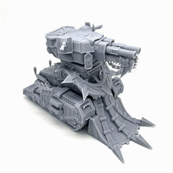 Turnaround-1_gif.gif Archivo STL Carro de combate de los herejes renegados・Diseño de impresora 3D para descargar