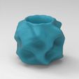 untitled.208.gif ORGANIC ORGANIC FLOWER POT ORGANIC PENCIL HOLDER OFFICE CONTAINER GEOMETRIC FACETED ORIGAMI TOOL TOOL