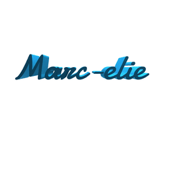 Marc-elie.gif Archivo STL Marc-elie・Modelo para descargar y imprimir en 3D