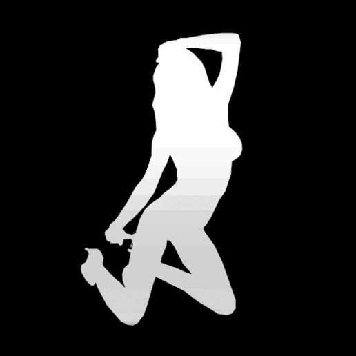 sexy woman - love flip figurine 3D model