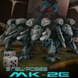 2newPoses.mp4 MK-2E (scale compatible with battletech)