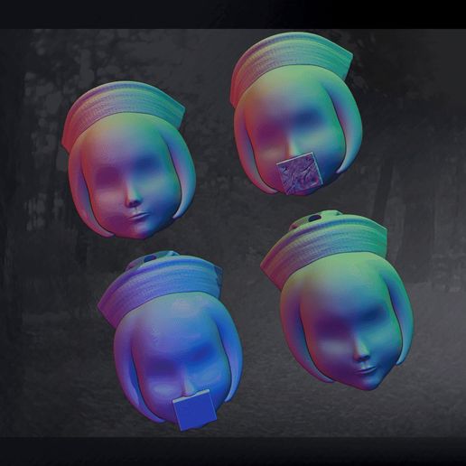 SH2R_Nurse_0_Keychain_Cover_4.gif Silent Hill 2 Remake - Krankenschwester Bubble Head Schlüsselanhänger 👶 🟥