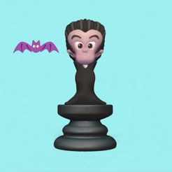 Cow-Case-7.gif Fichier 3D Halloween Chess - Vampire・Modèle à télécharger et à imprimer en 3D, Usagipan3DStudios