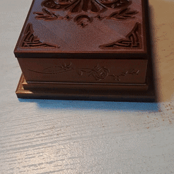 20230115_132553.gif 3D file Tarot Card Box, Holder, Storage Box, Pagan, Wicca・3D printable design to download
