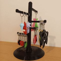 20230403_121352.gif 3D file Key ring display stand・Design to download and 3D print