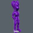 Leela.gif Файл STL Leela (Easy print no support)・Идея 3D-печати для скачивания